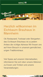Mobile Screenshot of eichbaumbrauhaus.de